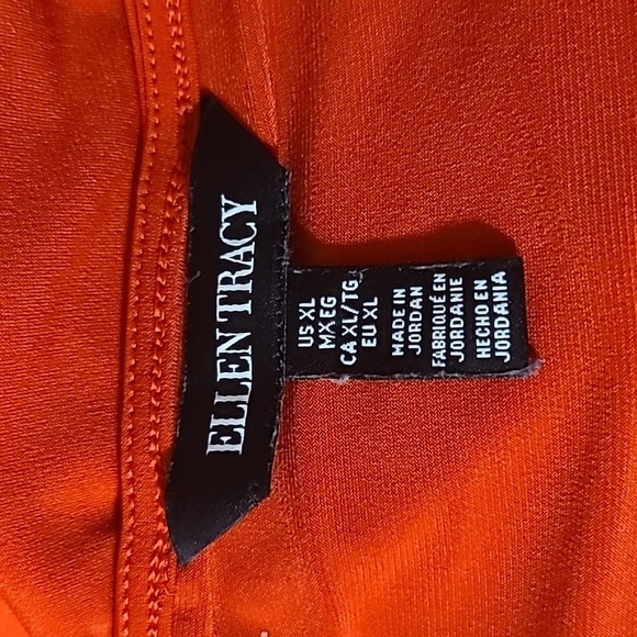 Ellen Tracy tie cuff party ready blouse - Picture 7 of 8